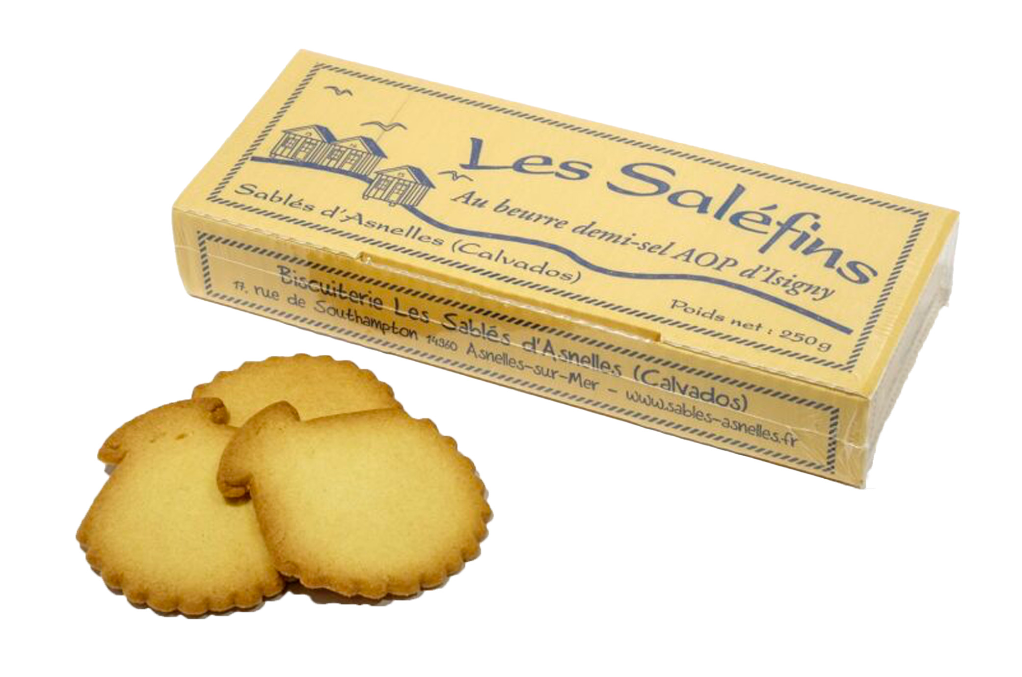 🧂🍪 Saléfins Pur Beurre 250g – Les Sablés d’Asnelles