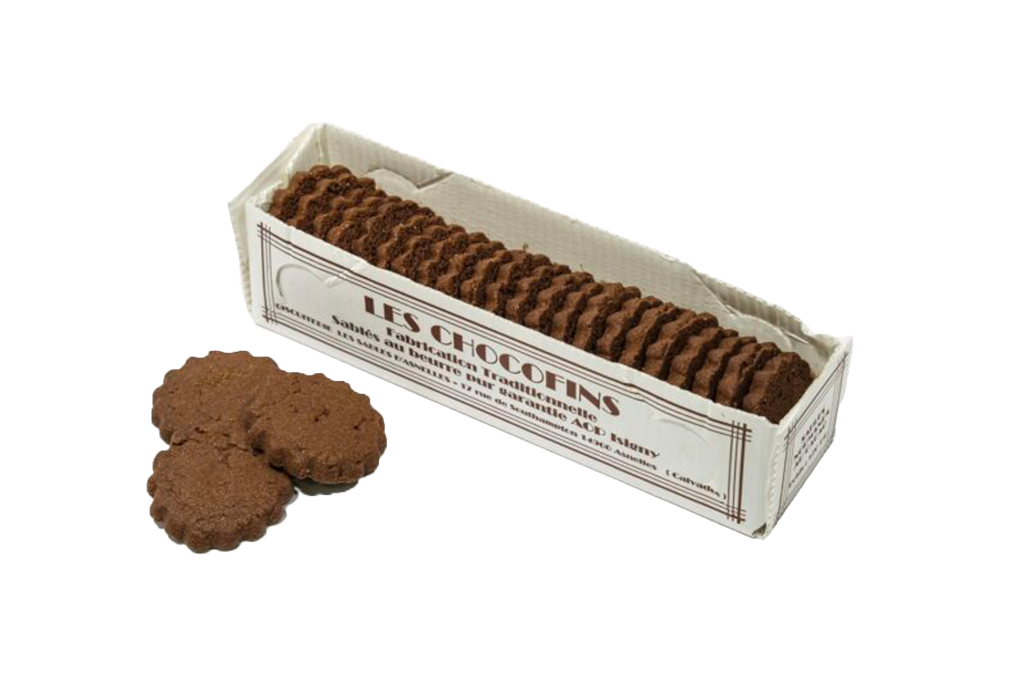 🍫🍪 Chocofins – Sablés Pur Beurre au Cacao 165g – Les Sablés d’Asnelles