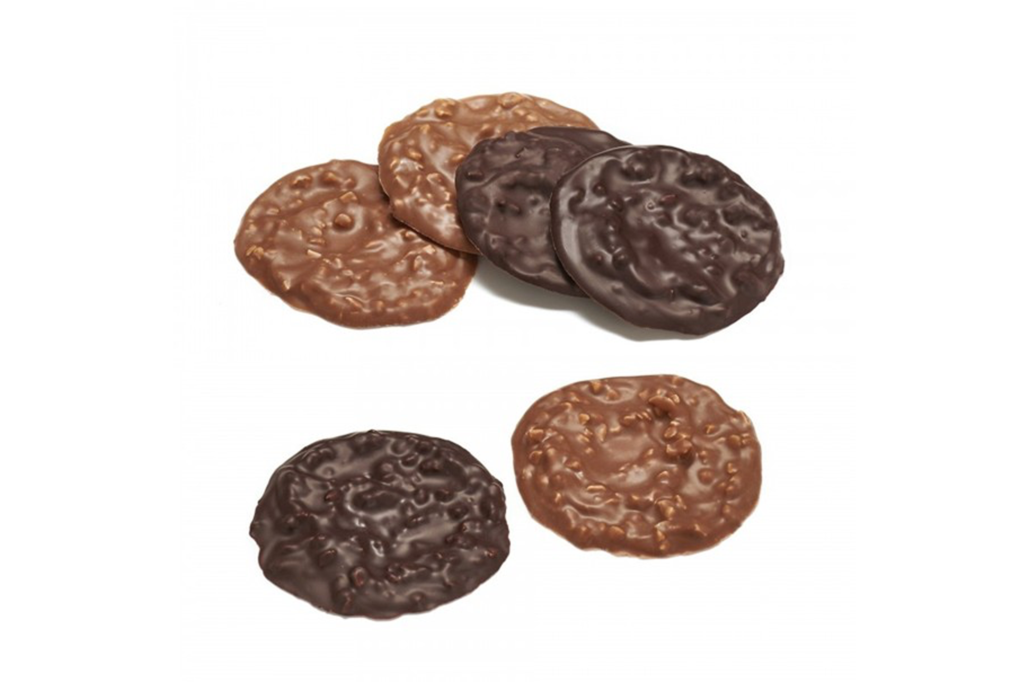 Tuiles chocolat panaché lait et noir 170g - La maison du biscuit