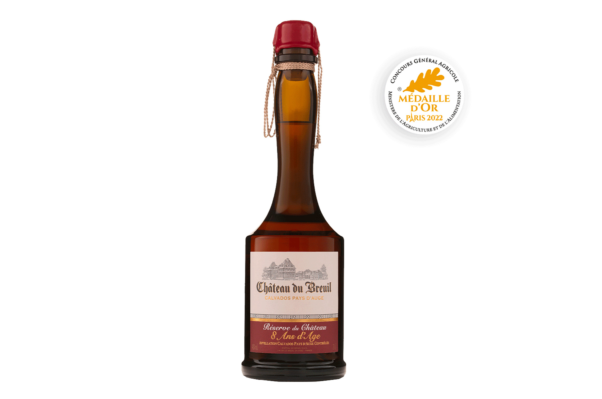 Calvados Réserve du Chêteau – 8 ans d’âge DU BREUIL - 70cl